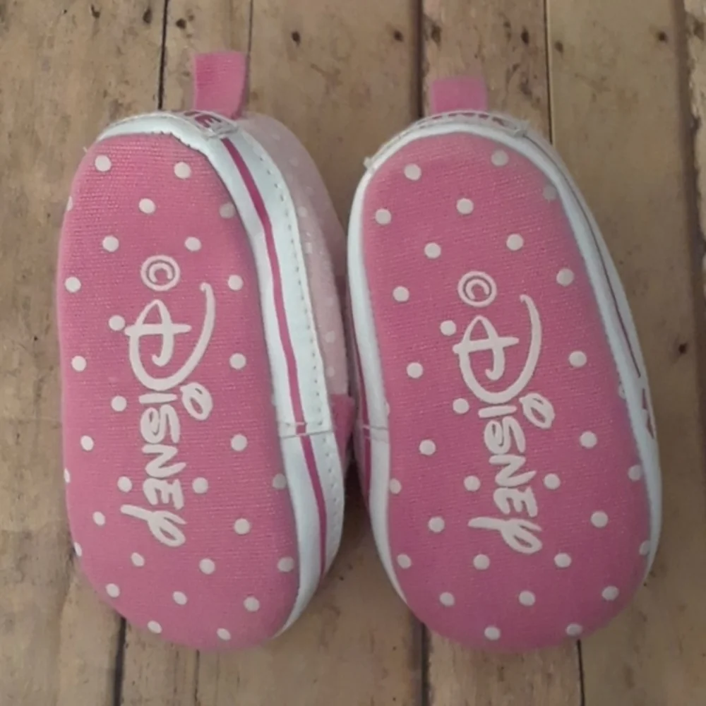 Disney Minnie Mouse Baby Crib‎ Shoes Pink 6-9M